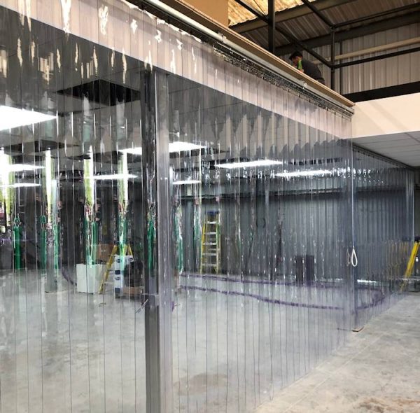 Chất Liệu Rèm Nhựa PVC Giữ Lạnh, Cản Nhiệt Tốt