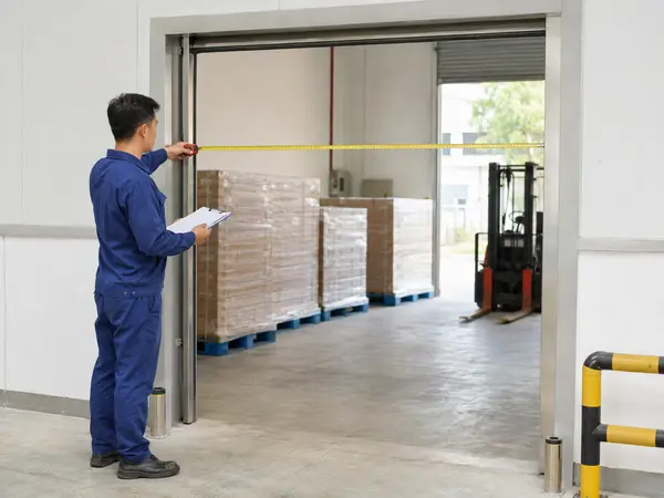 Đo kích thước cửa để lắp rèm nhựa PVC