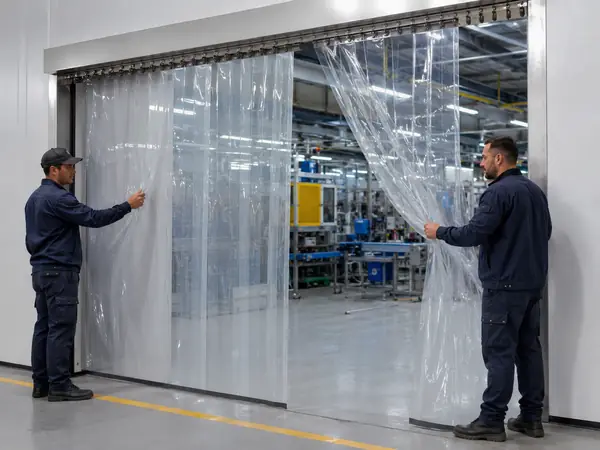 Nghiệm thu đơn vị cung cấp màn PVC kéo xếp