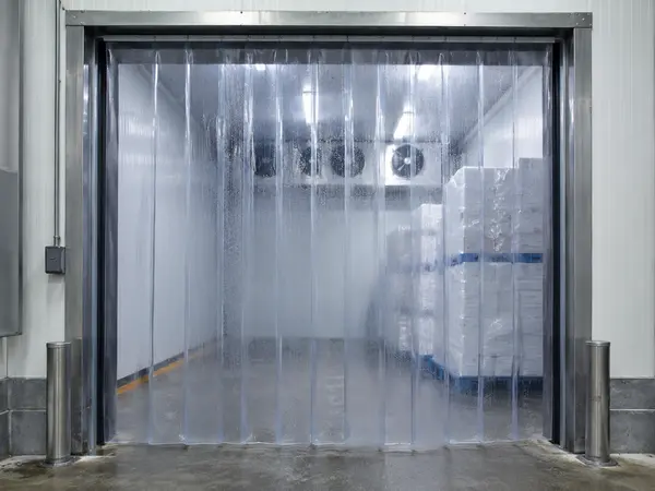 Màn PVC tại cửa kho lạnh