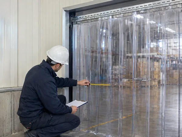 Nghiệm thu khả năng tự khép của dải PVC