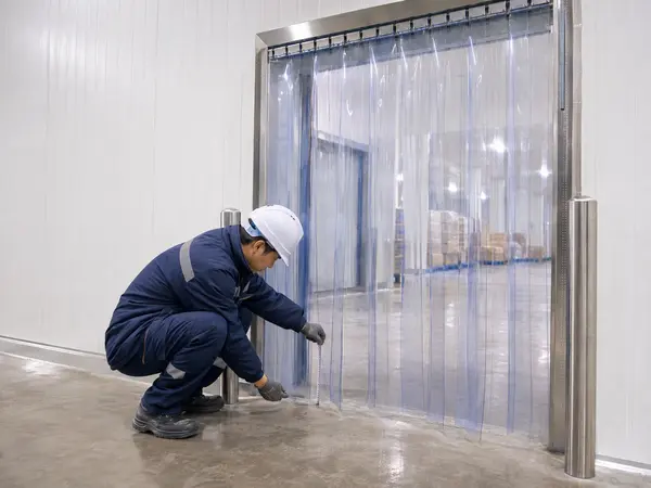 Nghiệm thu màn PVC ngăn lạnh sau khi lắp đặt