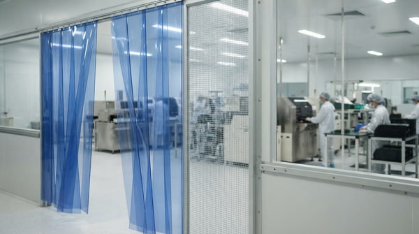 Rèm PVC phòng sạch là gì và các đặc tính kỹ thuật cốt lõi