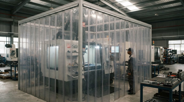 Tổng quan và lợi ích thực tế của màn nhựa chắn bụi máy móc