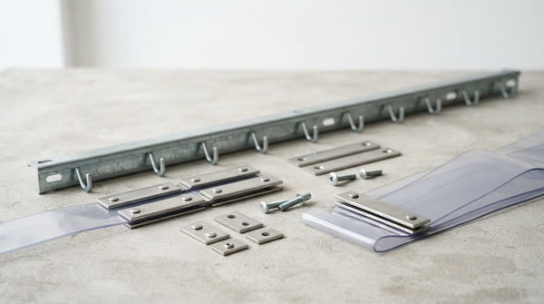 Trọn bộ phụ kiện rèm nhựa PVC tiêu chuẩn gồm những gì?
