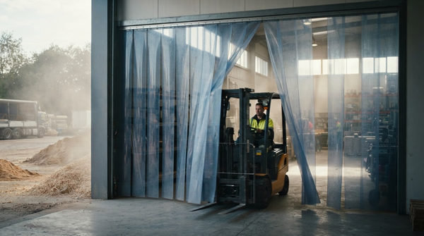 5 Lợi Ích Vượt Trội Khi Sử Dụng Rèm Nhựa PVC Ngăn Bụi
