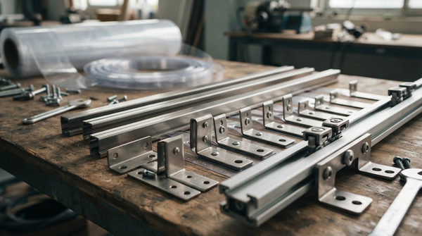 Báo Giá Phụ Kiện Rèm Nhựa PVC Và Các Hệ Lắp Đặt