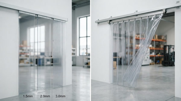 Phân loại rèm nhựa PVC trong suốt phổ biến trên thị trường