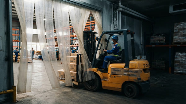 Lợi ích vượt trội khi ứng dụng vách ngăn và rèm nhựa PVC công nghiệp