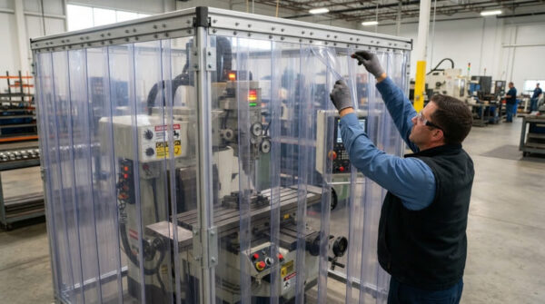 Màn Nhựa Chắn Bụi Máy Móc Lắp Đặt Tận Nơi