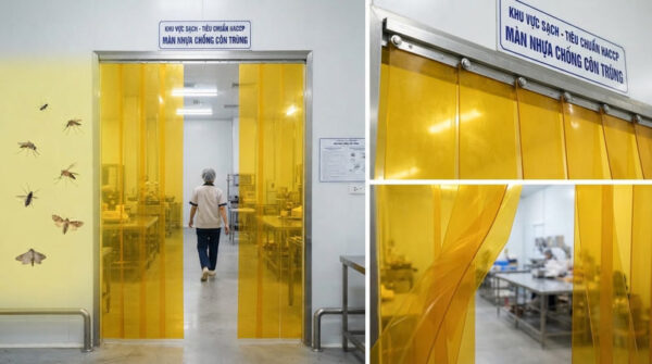 Màn Nhựa Chống Côn Trùng PVC Tiêu Chuẩn