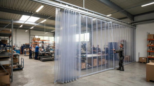 Màn Pvc Nguyên Tấm Kéo Xếp