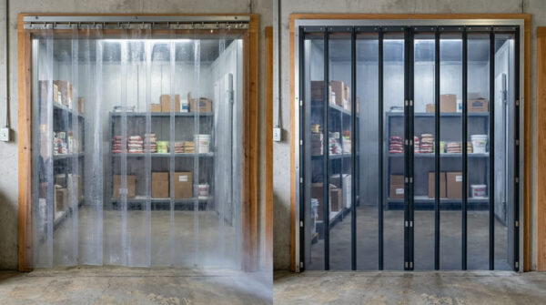 Nên Chọn Rèm PVC Hay Rèm Nam Châm Để Ngăn Thoát Nhiệt?