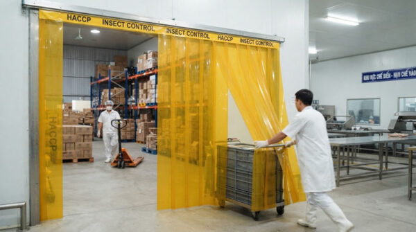 Rèm Nhựa Ngăn Côn Trùng PVC Quy Cách Chuẩn