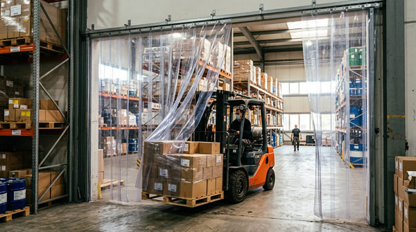 Tổng quan và cơ chế hoạt động của rèm ngăn lạnh nhà xưởng, kho hàng