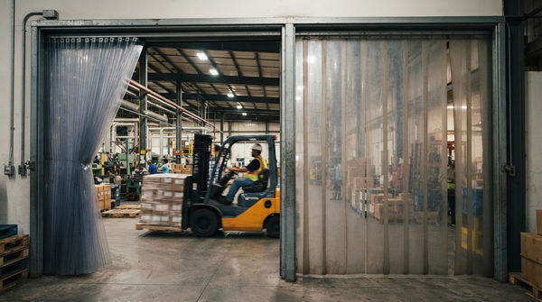 Ưu điểm vượt trội của rèm nhựa PVC kéo lùa so với loại cố định