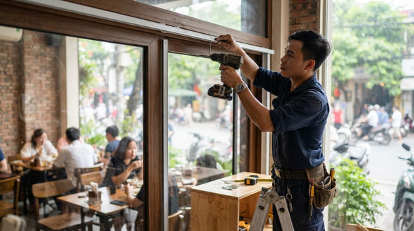 Chuẩn Bị Dụng Cụ Và Quy Trình Tự Lắp Rèm Nhựa Nam Châm Tại Nhà